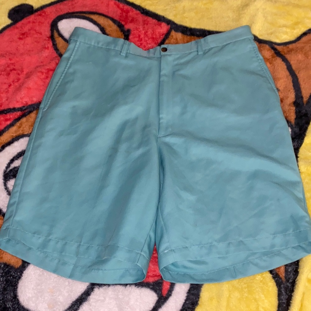 Teal Haggar shorts